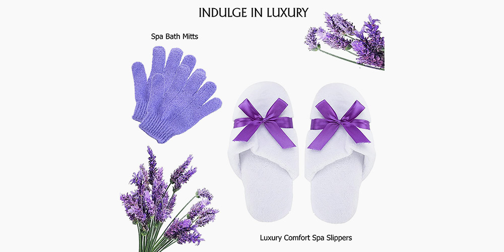 Purelis Lavender & Jasmine Spa Basket Gift Set