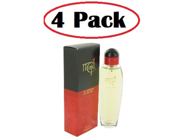 4 Pack of Maja by Myrurgia Eau De Toilette Spray 1.7 oz