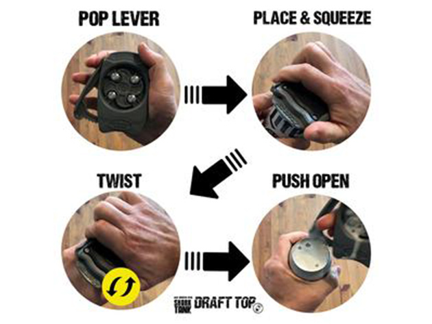 The New Draft Top® 3.0: Easy Can Opener