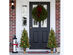 Costway 3ft Pre-Lit Christmas Entrance Tree In Urn w/ 40 LED Light Red Berries Pine Cone - Green