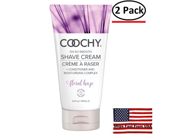 ( 2 Pack ) Coochy Shave Cream - Floral Haze - 3.4 Oz