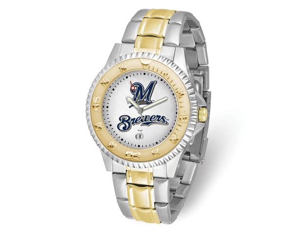 MLB Mens Milwaukee Brewers Competitor Watch