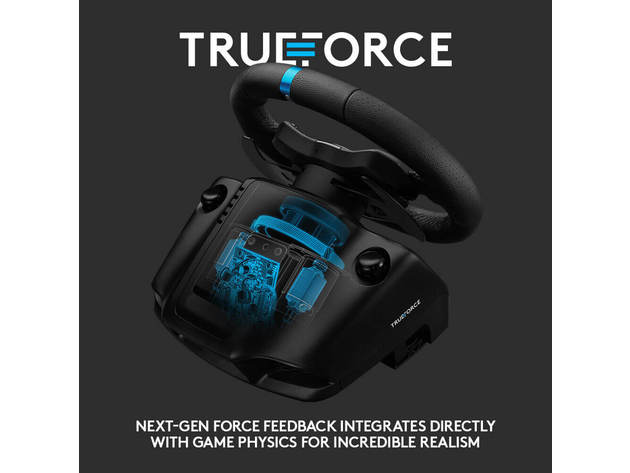 Logitech 941000147 G923 Trueforce Sim Racing Wheel and Pedals for PC, PS4, and PS5