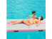 Goplus 13FT Air Track Inflatable Gymnastics Tumbling Mat w/ Pump Indoor Outdoor Pink Grey + Pink