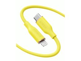 Anker 641 USB-C to Lightning Cable (Flow, Silicone) 6ft / Daffodil Yellow