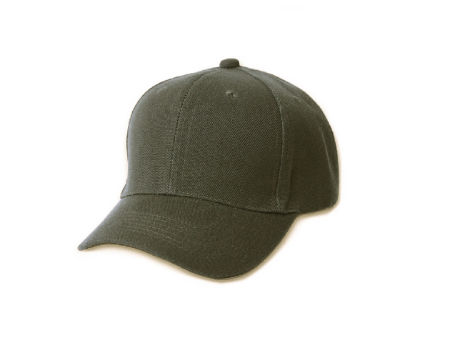 Plain Baseball Cap - Blank Hat with Solid Color and Adjustable - Green