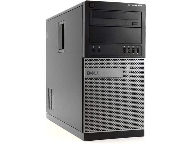 Dell Optiplex 990 Tower Computer PC, 3.20 GHz Intel i5 Quad Core Gen 2, 4GB DDR3 RAM, 500GB SATA Hard Drive, Windows 10 Professional 64 bit (Renewed)