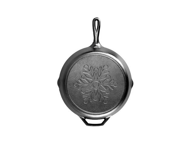 Lodge 12 in Cast Iron Snowflake Skillet - Thumbnail 3