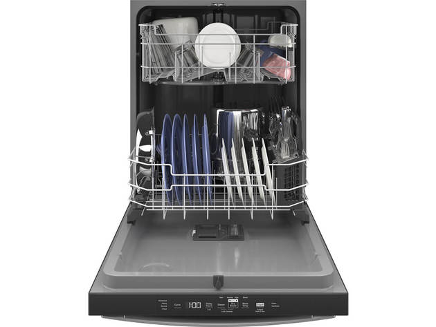 GE GDT550PYRFS 52 dBA Stainless Top Control Dishwasher with Sanitize Cycle & Dry Boost