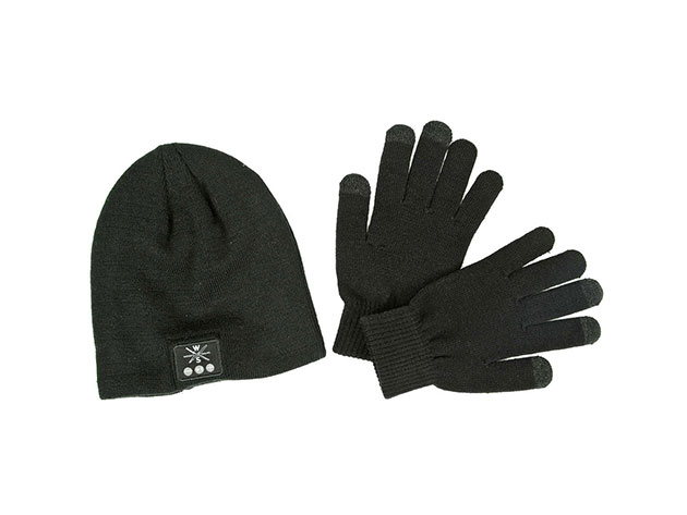 Bluetooth Beanie with Touchscreen Gloves