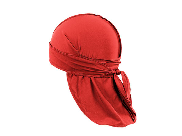 Luxury Silk Durag Bandana Sports Du-Rag Scarf Headwrap RED