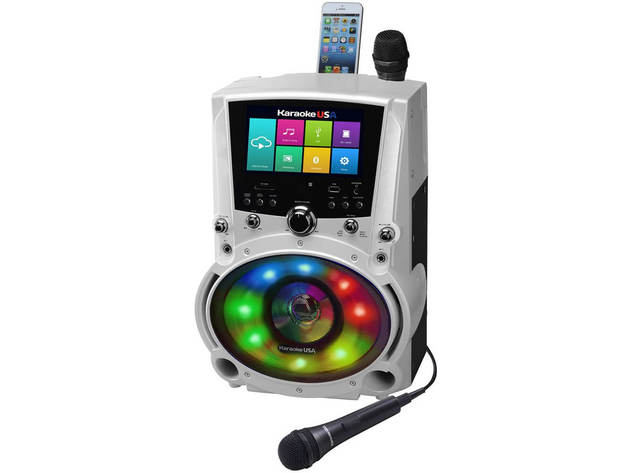 Karaoke USA WK760 All-In-One Wi-Fi Karaoke Machine with 7 inch Screen
