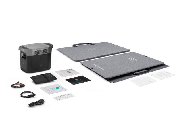 EcoFlow Delta Portable Power Station + 110W Solar Panel