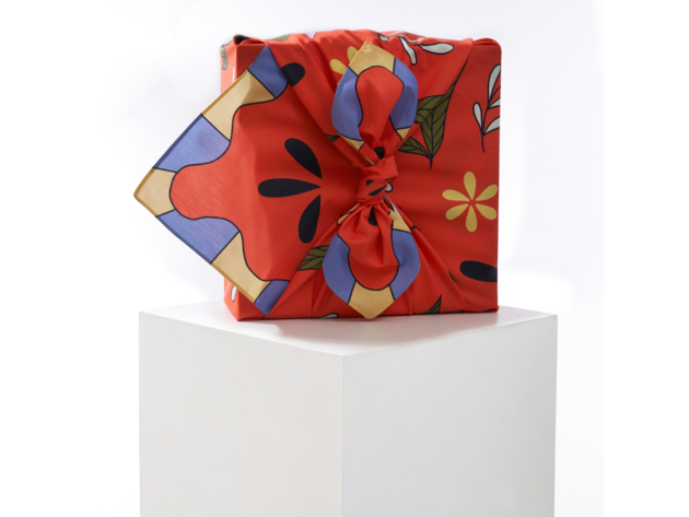 Poppy | Large Cotton Furoshiki Wrap