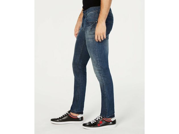 INC International Concepts Men's Skinny Jeans  Blue Size 36X30
