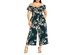 City Chic Women's Plus Size Mystery Floral Jumpsuit Navy Size Large