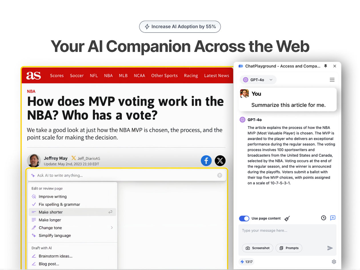 BrowserCopilot AI: Lifetime Subscription (Pro Plan - 1,500 Queries per Month)