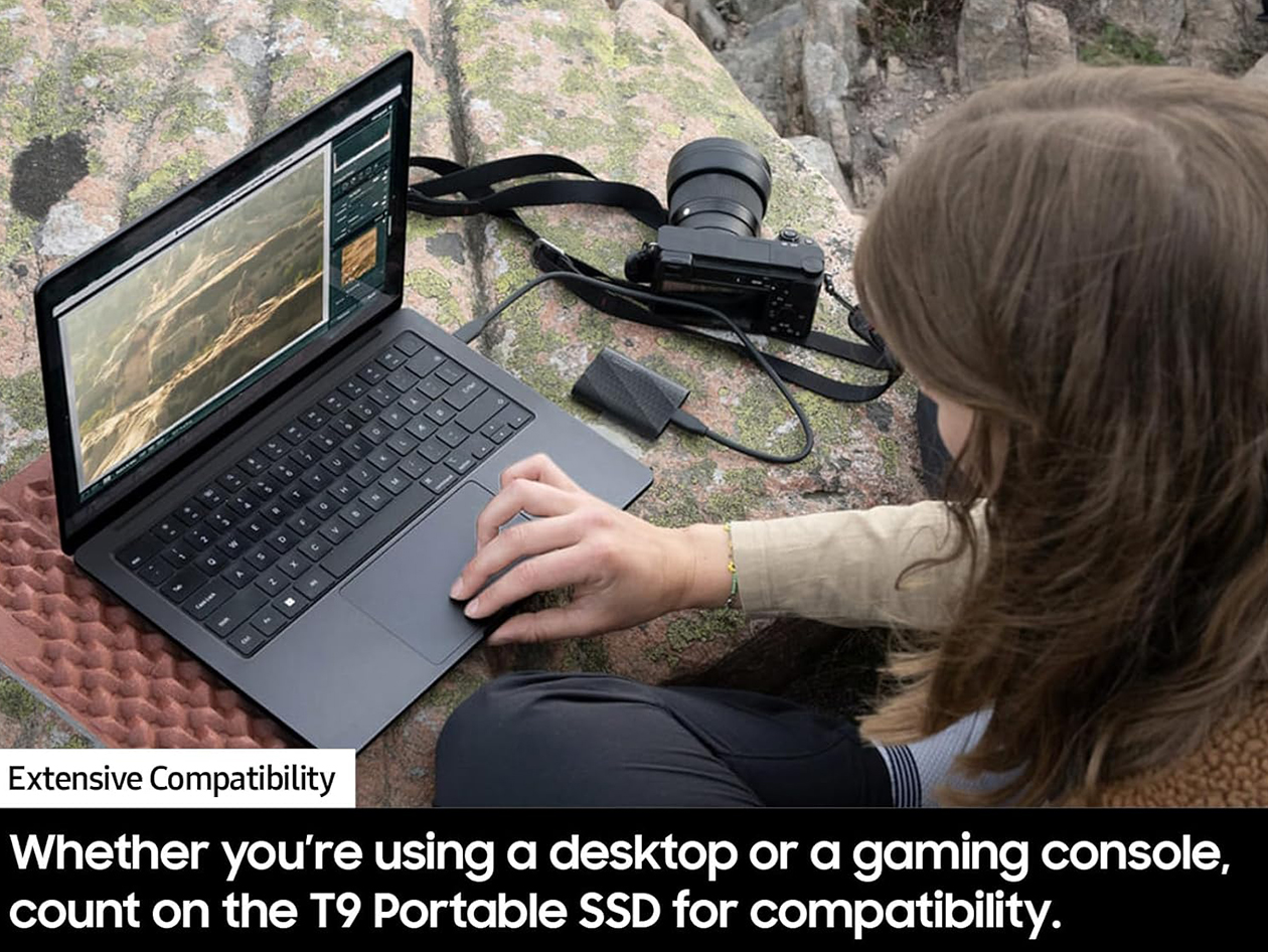 Samsung T9 2TB Portable SSD (Black)