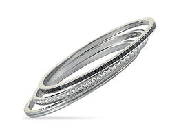 Calvin Klein Astound Stainless Steel Cubic Ziroconia Bracelet Set KJ81BD0501-XS
