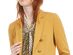 Bar III Women's Faux-Double-Breasted Blazer Brown Size Small