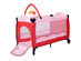 Costway Pink Baby Crib Playpen Playard Pack Travel Infant Bassinet Bed Foldable - Pink