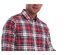 Barbour Men's Highland Check 10 Tailored Fit Button-Down Cotton Shirt Red Size Large