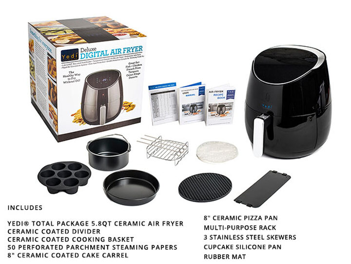 Yedi® Total Package 5.8Qt Ceramic Air Fryer