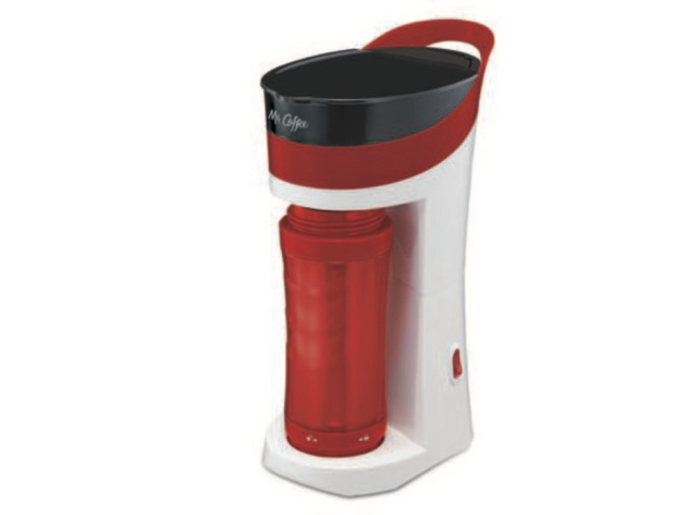 Mr. Coffee BVMC-MLRD Pour Brew Go Personal Coffee Maker - Red