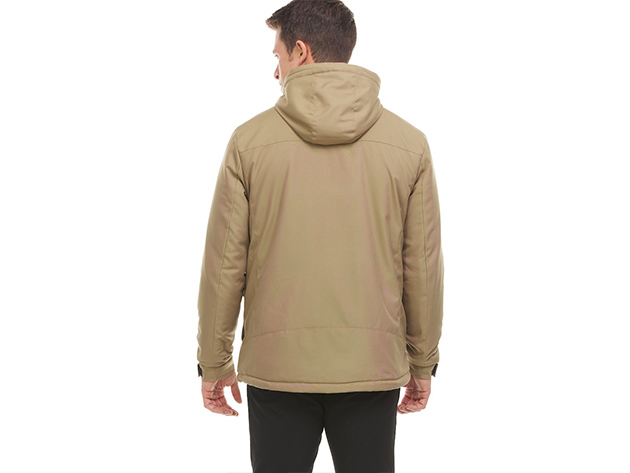 HELIOS: The Heated Coat for Men (Camel/Extra-Large)