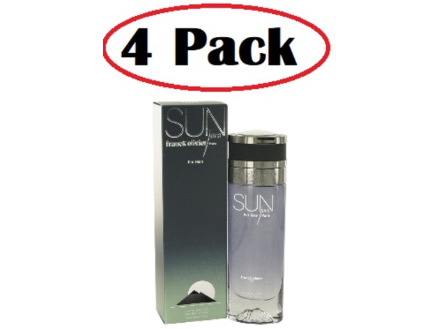 4 Pack of Sun Java by Franck Olivier Eau De Toilette Spray 2.5 oz