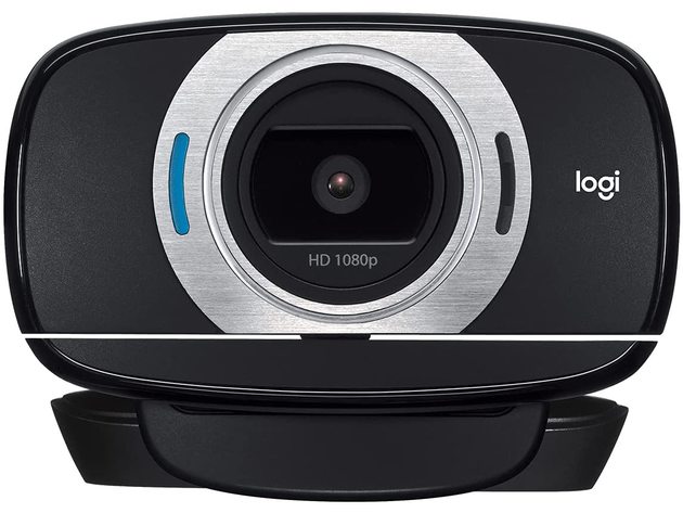 Logitech HD Laptop Webcam C615 w/ Fold-&-Go Design, 360 Degree Swivel, 1080p- (Used, Damaged Retail Box)