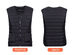 Electric Heated Cotton Vest (XXXXL)