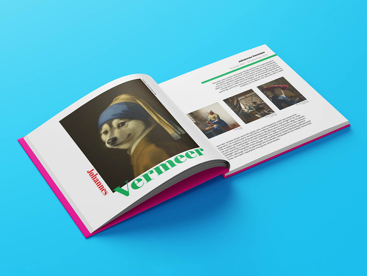 If Famous Artists Painted Your Pet - Personalized Book Hardcover (Redemption Voucher)