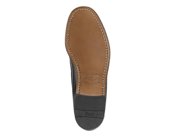 G.H. Bass & Co. Mens Weejuns Layton Leather Tassel Loafer Shoe - 8 M Black