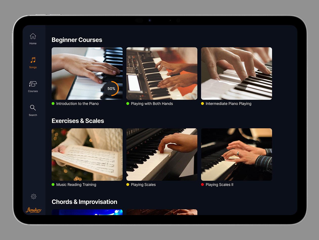 flowkey Piano Learning App (1-Year Subscription)