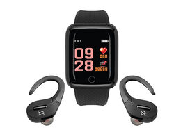 SLIDE Fitness Smartwatch & True Wireless Sports Earbuds Combo