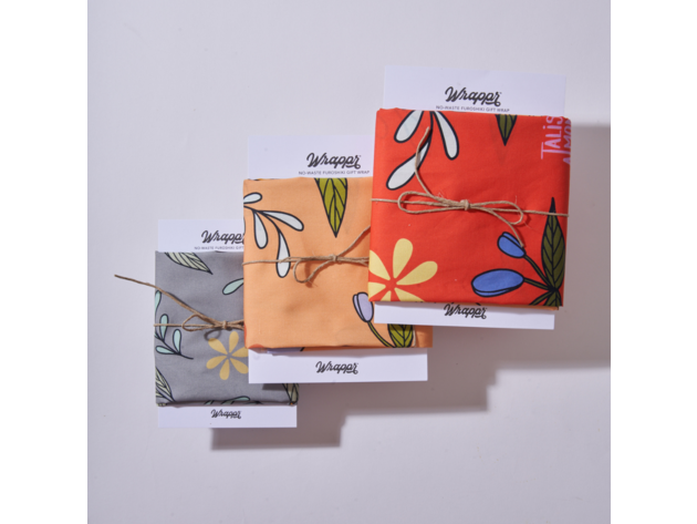 Homegrown Bundle | 3 Cotton Furoshiki Wraps