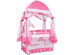 Costway Portable Baby Playpen Crib Cradle Bassinet Mosquito Net Changing Pad - Pink