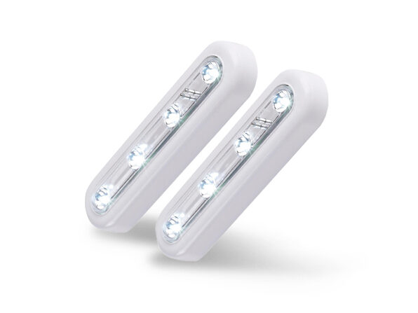White LED Stick-On 'Under the Cabinet' Lights: Set of 2 ...