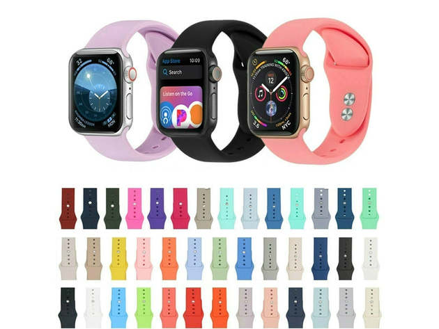 Silicone Strap For Apple Watch