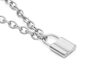 Silver Plating Men's Thick Cut Padlock Necklace