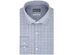 Michael Kors Men's Slim-Fit Non-Iron Airsoft Performance Stretch Check Dress Shirt Blue Size 16-36-37