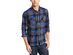 Levi's Men's Dual Pocket Plaid Flannel Shirt Blue Size X-Large