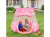 Costway Kid Outdoor Indoor Princess Play Tent Playhouse Ball Tent Toddler Toys w/ 100 Balls - Pink