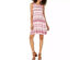 Style & Co Women's Swing Dress A-Line Sleeveless Geometric Waves Rose Size Extra Large