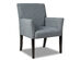Costway Executive Guest Chair Reception Waiting Room Arm Chair w/Rubber Wood Legs - Grey