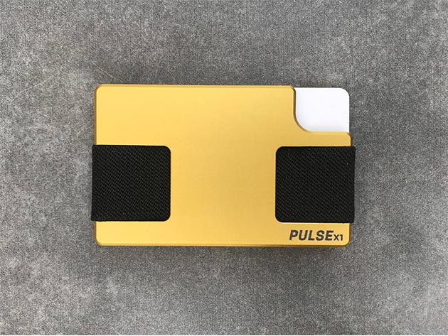 PulseX1 Ultra Slim Wallet (Gold)