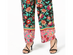 Thalia Sodi Women's Wide-Leg Pants Printed  Rose Floral Size Small
