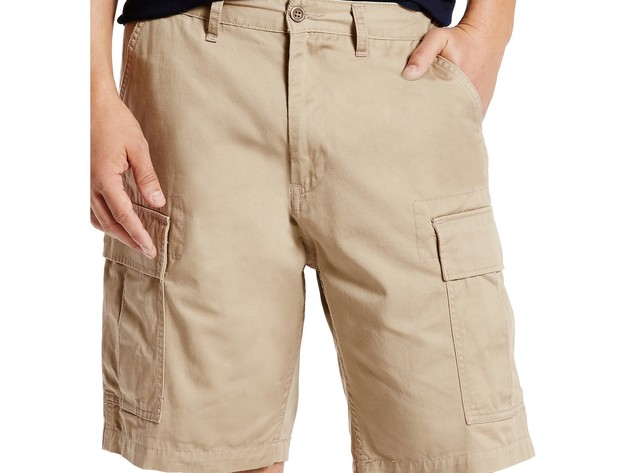 Levi's Men's Carrier Loose-Fit Cargo Shorts Beige Size 30