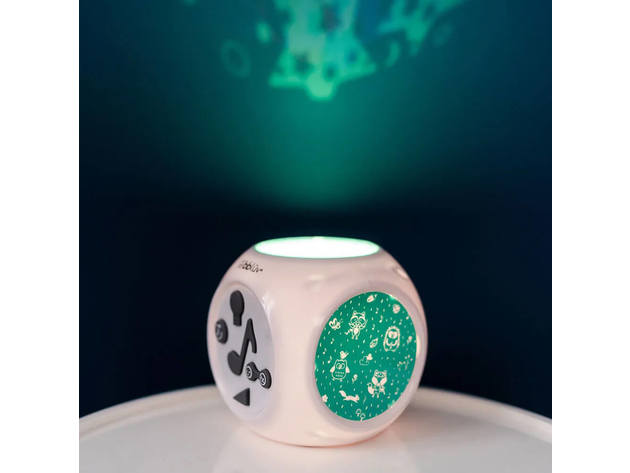 bbluv B0137 Kube Sound Activated Musical Nightlight with Projection
